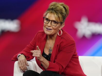 Former Alaska Gov. Sarah Palin speaks at the Conservative Political Action Conference (CPA